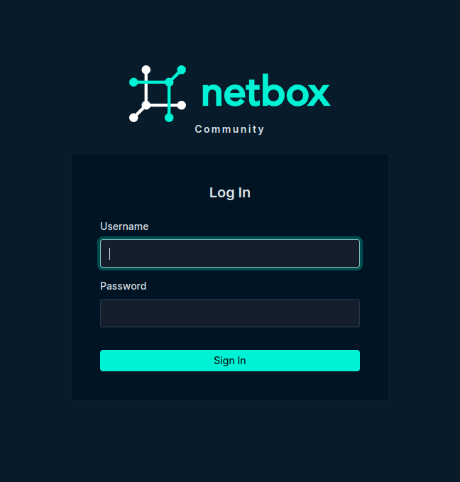 netbox login page hostperl