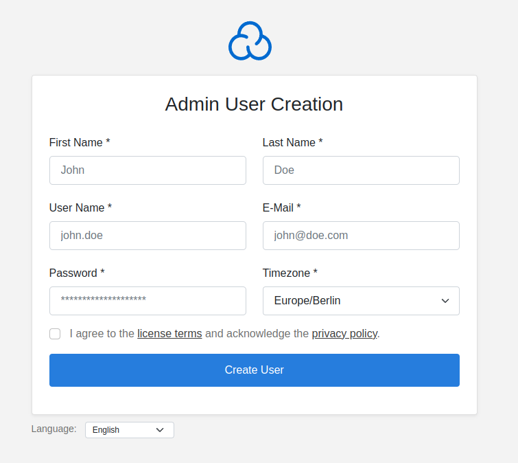 cloudpanel admin create hostperl