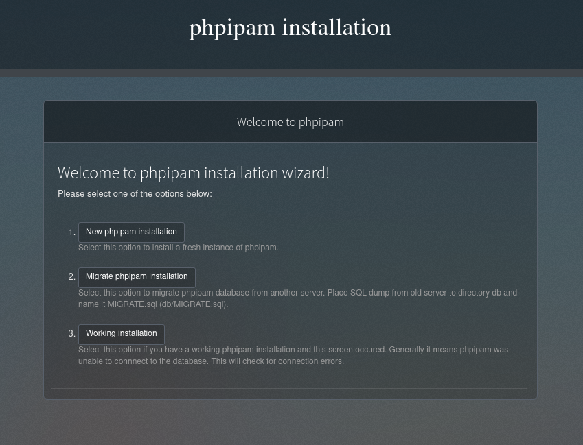 phpipam installation hostperl